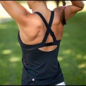 Lululemon run catch me tank top ( black )